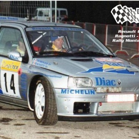 Decal Station DSC-xxxx-32 Calcas al agua Renault Clio Ragnotti Montecarlo 95