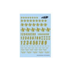 Atalaya Decals ADL0706 Calcas al agua JPS dorado
