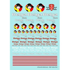 Atalaya Decals ADL0705 Calcas al agua Belga