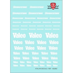 Atalaya Decals ADLB02 Calcas al agua Bridgestone - Valeo...