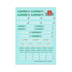 Atalaya Decals ADL1002 Calcas al agua KASPERSKY