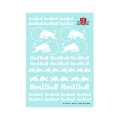 Atalaya Decals ADL0805 Calcas al agua REDBULL blancas