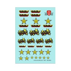 Atalaya Decals ADL0803 Calcas al agua ROCKSTAR