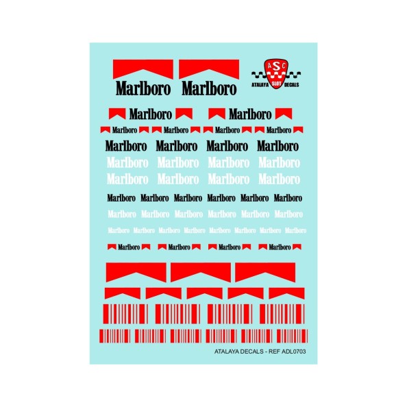 Atalaya Decals ADL0703 Calcas al agua MARLBORO