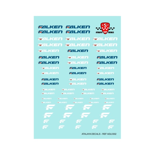 Atalaya Decals ADL0302 Calcas al agua FALKEN