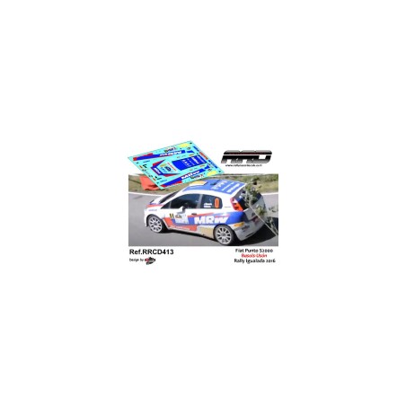 Atalaya Decals RRCD413 Calcas al agua Fiat Punto S2000 Basols-Uson Rally de Igualada 2016