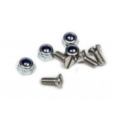 MITOOS M361 SET 4 TORNILLOS AVELLANADOS M2 x 5 + 4 TUERCAS BLOC M2