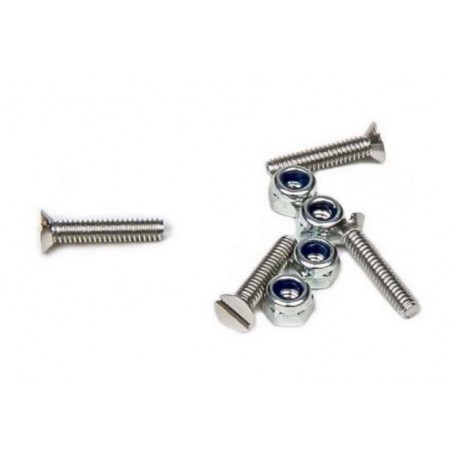 MITOOS M364 SET 4 TORNILLO AVELLANADO M2 x 10 + 4 TUERCAS BLOC M2