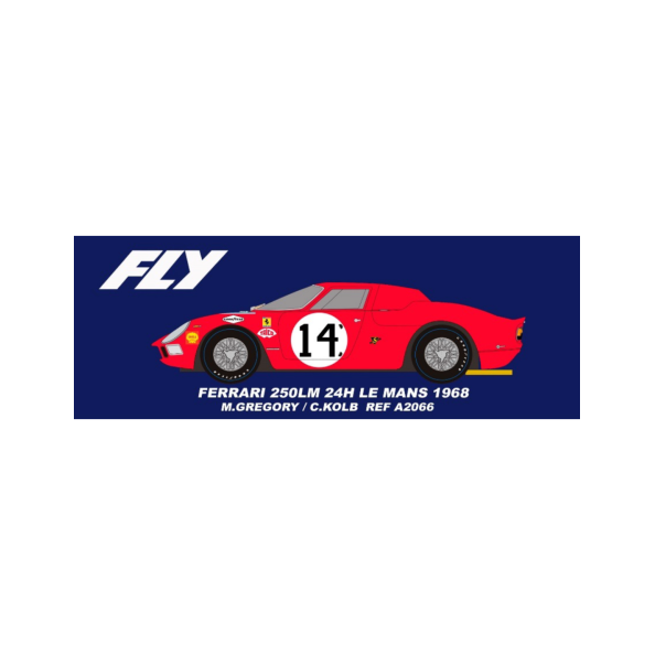 Fly A2066 Ferrari 250LM n14 M. Gregory - C. Kolb