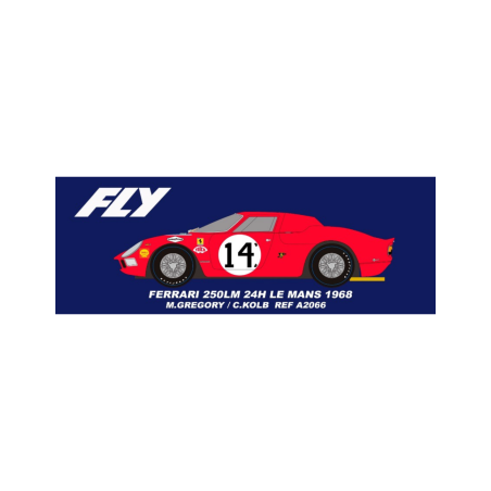 Fly A2066 Ferrari 250LM n14 M. Gregory - C. Kolb