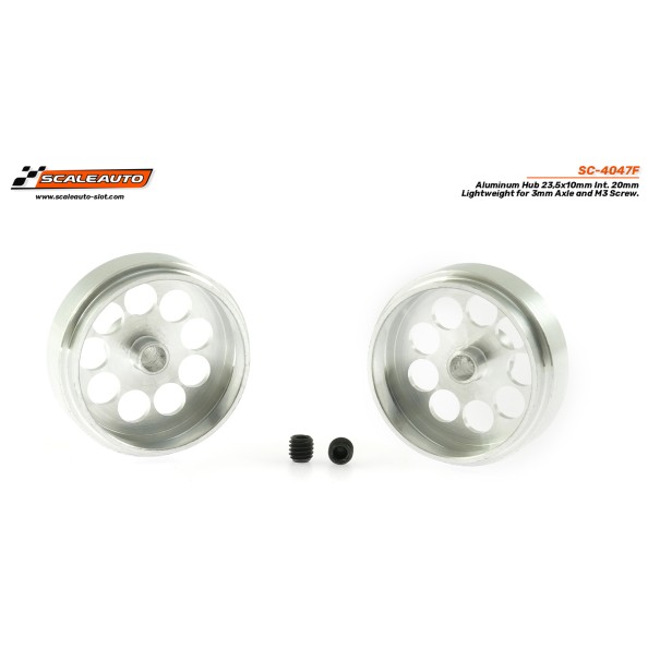 Scaleauto SC-4047F Llanta aluminio 23,5x10mm...