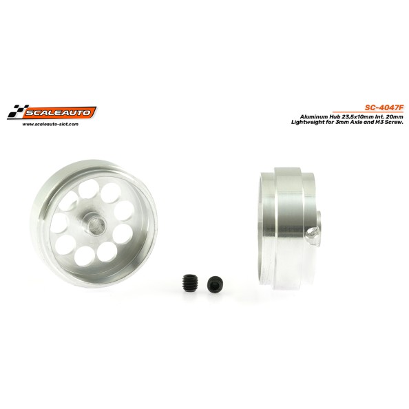 Scaleauto SC-4047F Llanta aluminio 23,5x10mm...