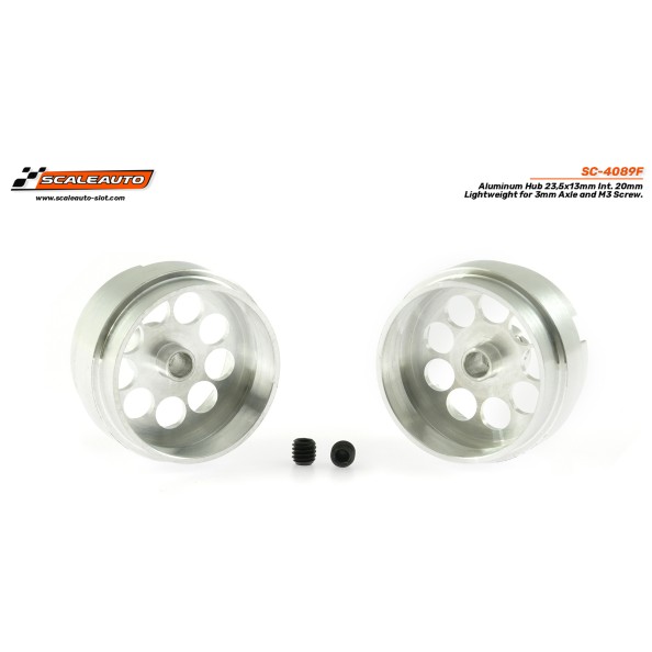 Scaleauto SC-4089F Llanta aluminio 23,5x13mm...