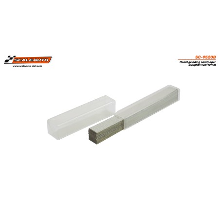 Scaleauto SC-9520B Papel lija 800gritt 10x110mm (50 un)