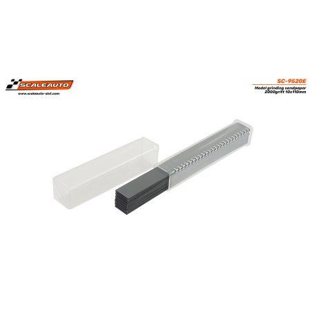 Scaleauto SC-9520E Papel lija 2000gritt 10x110mm (50 un)