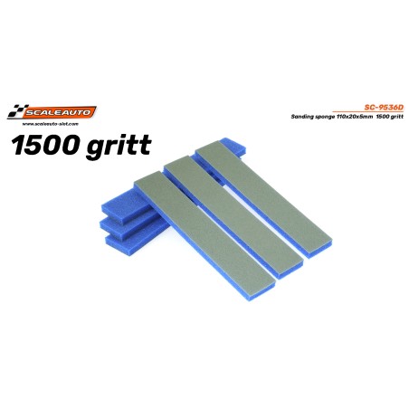 Scaleauto SC-9536D Espuma abrasiva 110x20x5mm 1500gritt