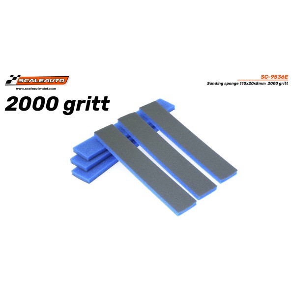 Scaleauto SC-9536E Espuma abrasiva 110x20x5mm...