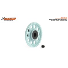 Scaleauto SC-1106R Corona 36 dientes en linea eje 3mm