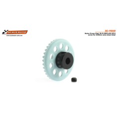 Scaleauto SC-1106R Corona 36 dientes en linea eje 3mm 2