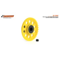 Scaleauto SC-1108R Corona 36 dientes en linea eje 3mm