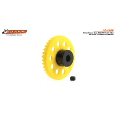 Scaleauto SC-1108R Corona 36 dientes en linea eje 3mm 2