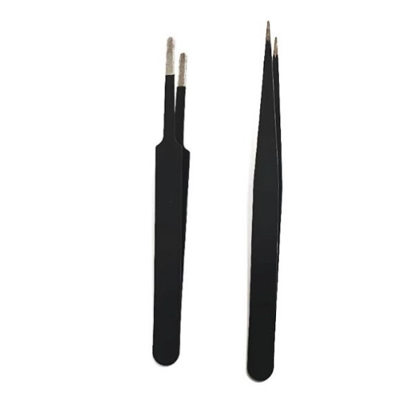 Tectime TT761 2 pinzas antiestáticas tipo 12-13