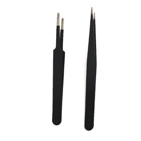 Tectime TT761 2 pinzas antiestáticas tipo 12-13