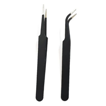 Tectime TT762 2 pinzas antiestáticas tipo 14-15