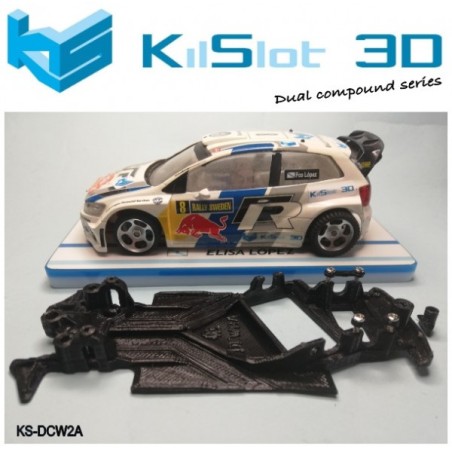 Kilslot KS-DCW2A Chasis 3d angular DUAL COMP VW Polo Superslot