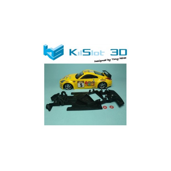 KILSLOT KS-GT38 CHASIS 3D ANGULAR RACE 208 NISSAN 350Z POWER SLOT