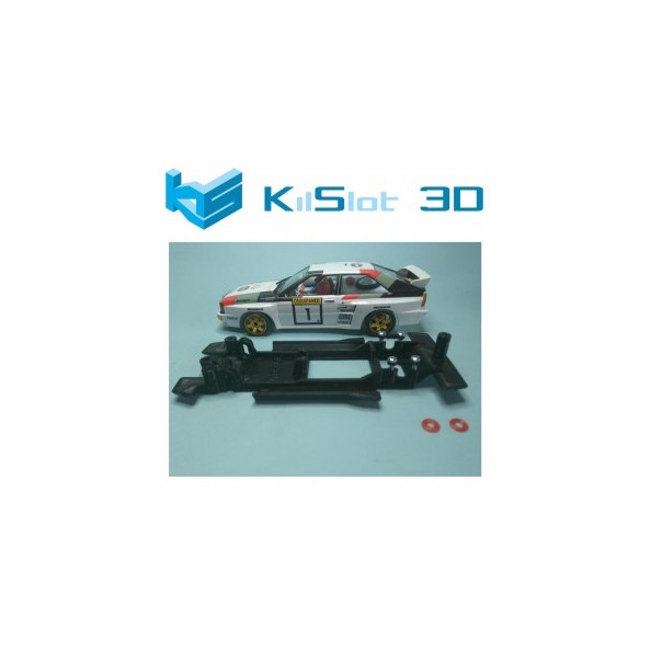 KILSLOT KS-BA6B CHASIS 3D LINEAL BLACK AUDI QUATTRO FLY