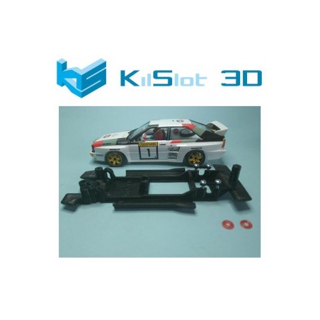 KILSLOT KS-BA6B CHASIS 3D LINEAL BLACK AUDI QUATTRO FLY