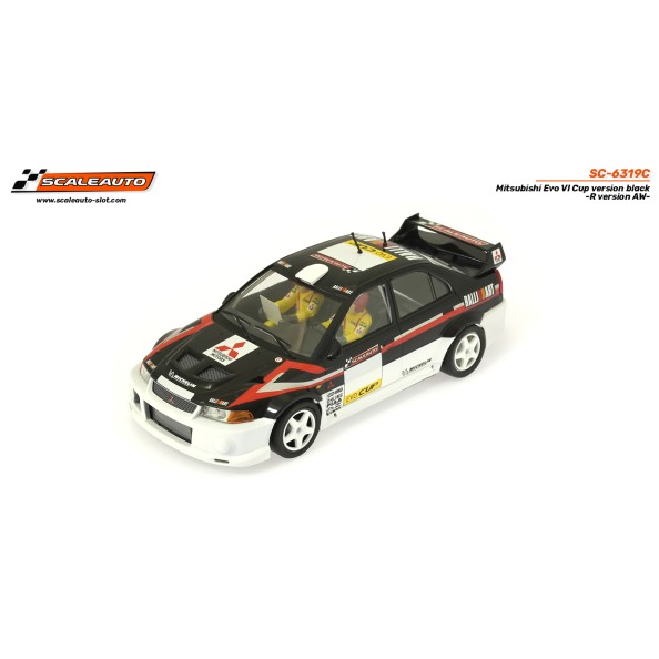Scaleauto SC-6319C Mitsubishi Evo VI Cup negro...