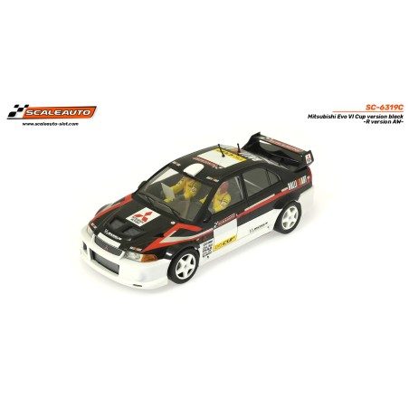 Scaleauto SC-6319C Mitsubishi Evo VI Cup negro R-Version