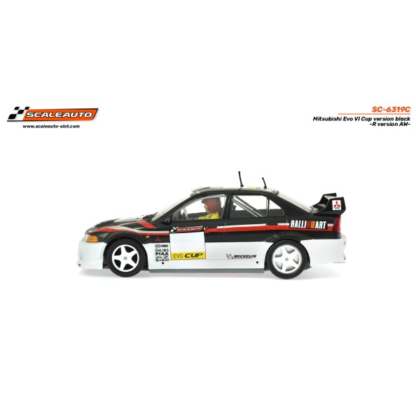 Scaleauto SC-6319C Mitsubishi Evo VI Cup negro...