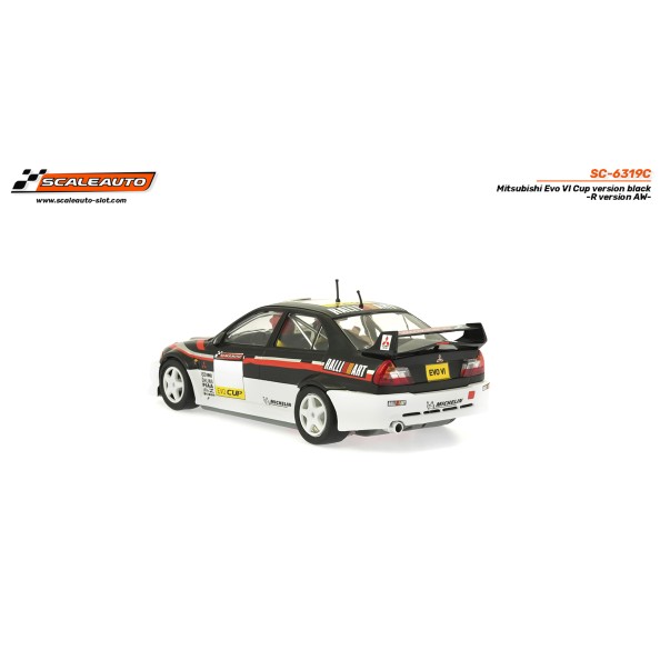 Scaleauto SC-6319C Mitsubishi Evo VI Cup negro...