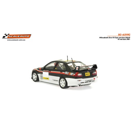 Scaleauto SC-6319C Mitsubishi Evo VI Cup negro R-Version