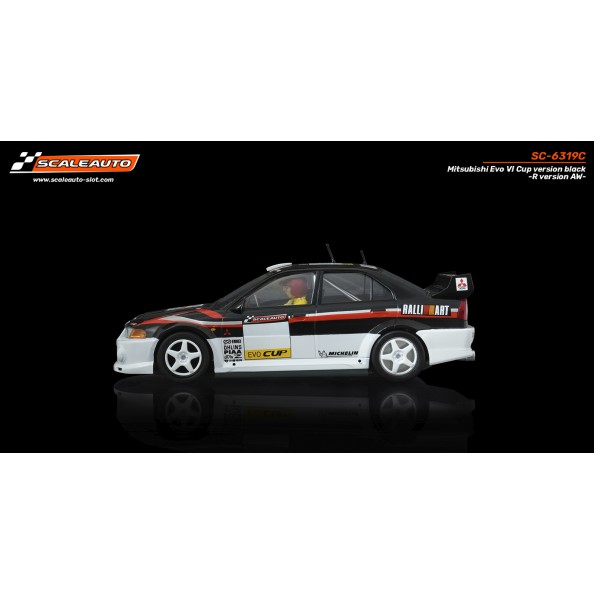 Scaleauto SC-6319C Mitsubishi Evo VI Cup negro...