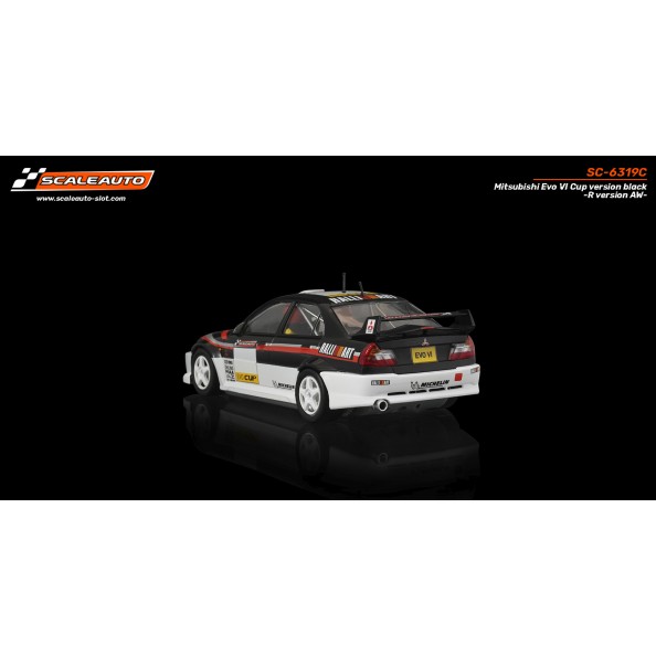 Scaleauto SC-6319C Mitsubishi Evo VI Cup negro...