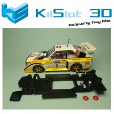 KILSLOT KS-BA2B CHASIS 3D LINEAL BLACK AUDI QUATTRO S1 SUPERSLOT