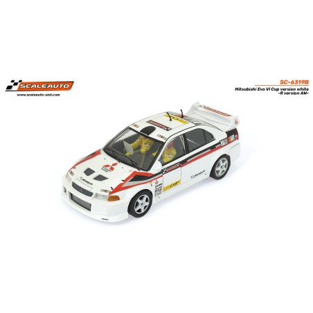 Scaleauto SC-6319B Mitsubishi Evo VI Cup blanco R-Version