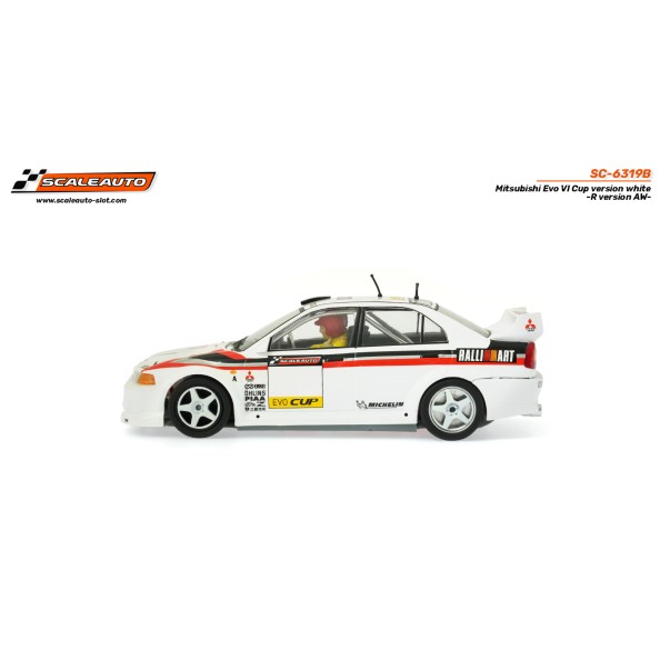 Scaleauto SC-6319B Mitsubishi Evo VI Cup blanco...