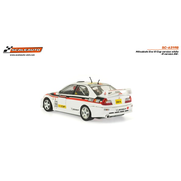 Scaleauto SC-6319B Mitsubishi Evo VI Cup blanco...