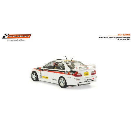 Scaleauto SC-6319B Mitsubishi Evo VI Cup blanco R-Version