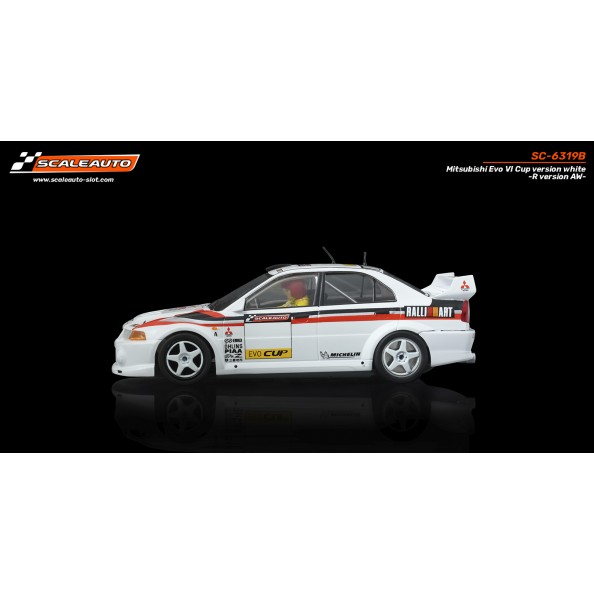 Scaleauto SC-6319B Mitsubishi Evo VI Cup blanco...
