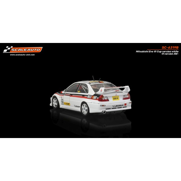 Scaleauto SC-6319B Mitsubishi Evo VI Cup blanco...