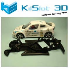 KILSLOT KS-AM18 CHASIS 3D ANGULAR RACE 2018 RENAULT MEGANE KITCAR NINCO