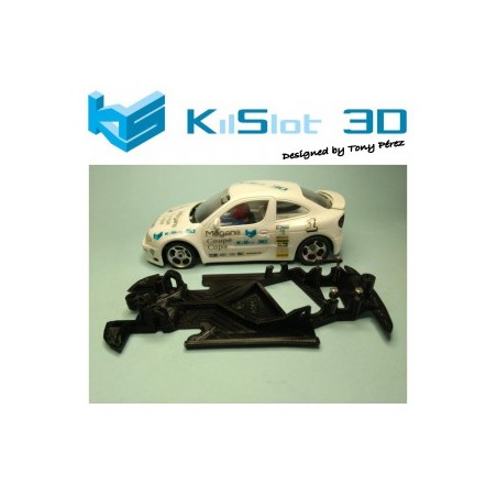 KILSLOT KS-AM18 CHASIS 3D ANGULAR RACE 2018 RENAULT MEGANE KITCAR NINCO