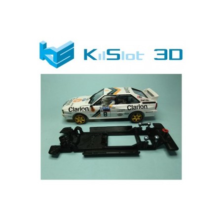 KILSLOT KS-BA5B CHASIS 3D LINEAL BLACK AUDI QUATTRO A2 TEAMSLOT