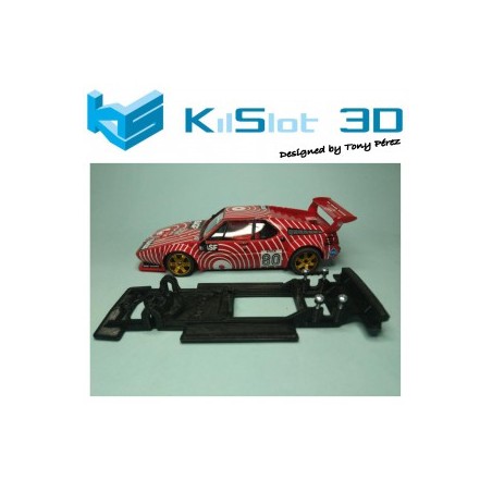 KILSLOT KS-BM2V1 CHASIS 3D LINEAL BLACK BMW M1 ALTAYA VERSIÓN 1 (TETÓN ORIGINAL)
